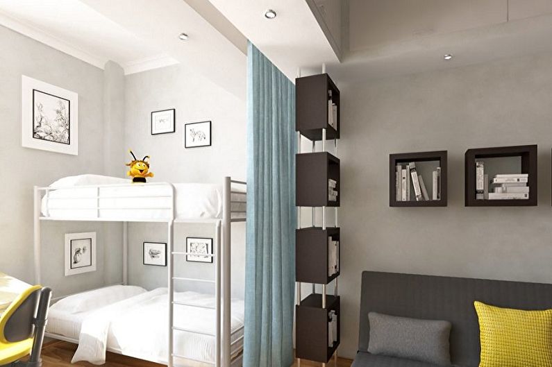Dizajnirajte spavaću sobu i vrtić u jednoj sobi - Kako odabrati namještaj