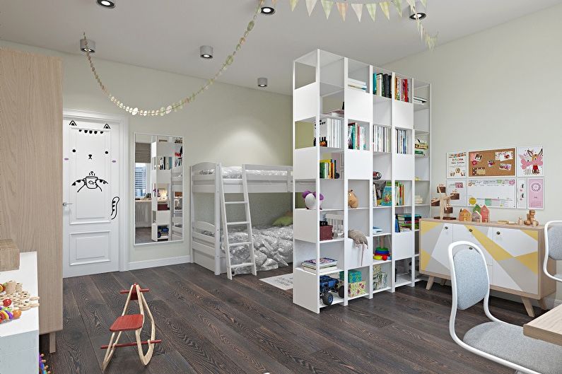 Kids Room Design for Two Girls - Color Solutions