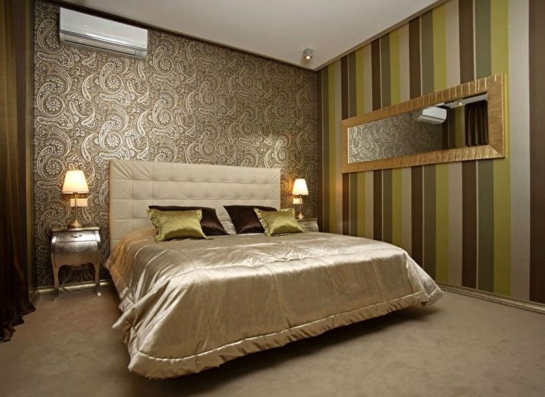 Combining Wallpaper in the Bedroom - Companion Wallpaper