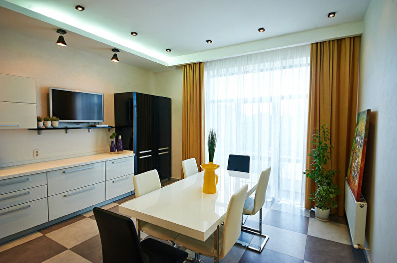 Interiér bytu je 160 m2, Magnitogorsk