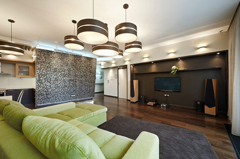 Pistachio and Chocolate Living Room, Moscow - foto 3