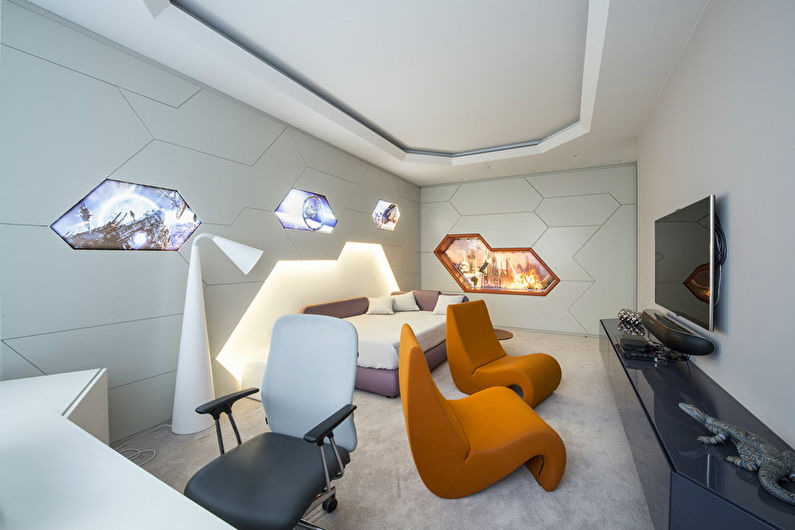 Przytulny futuryzm: Apartament 190 m2 - zdjęcie 10