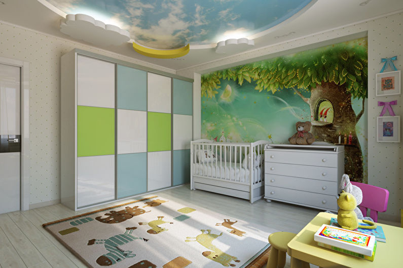 Ryškus vaikų kambarys „Saulės vaikystė“ - 1 nuotrauka