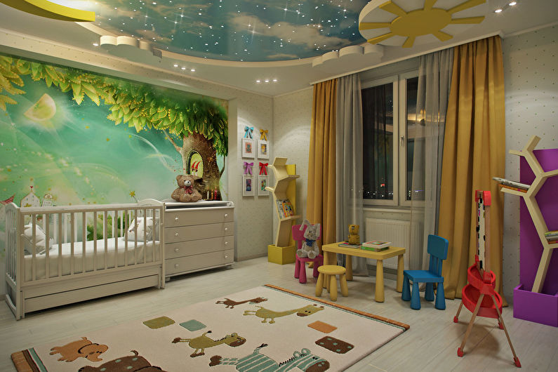 Jasny pokój dziecięcy „Solar Childhood” - zdjęcie 5