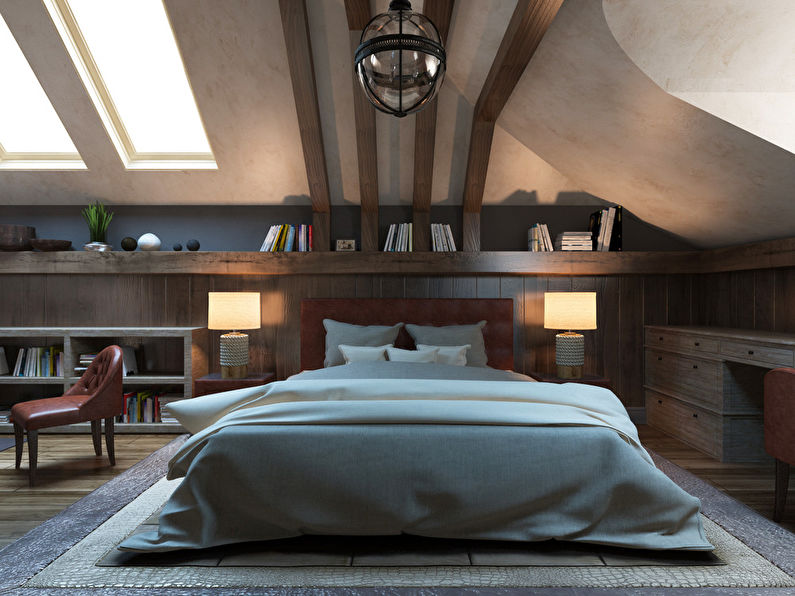 Design af loftet Soveværelse - foto 3