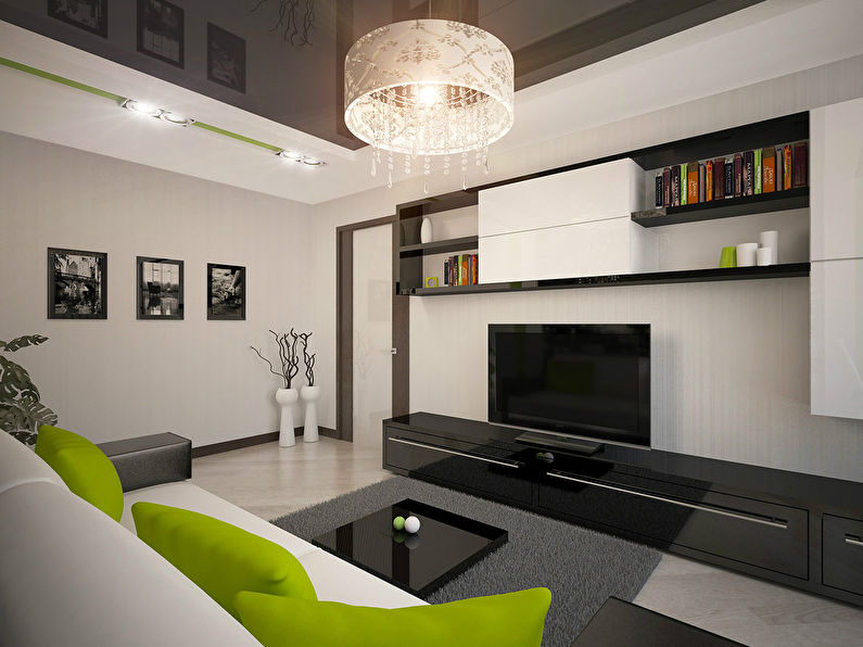 Férfi minimalizmus: Egyszobás apartman 37 m2 - 2. fotó