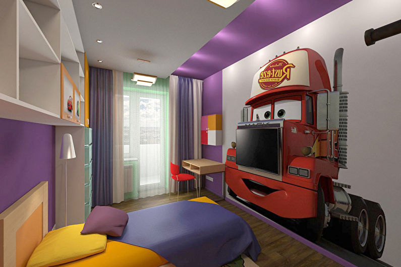 Детска стая в стил „Тачка“ - снимка 2