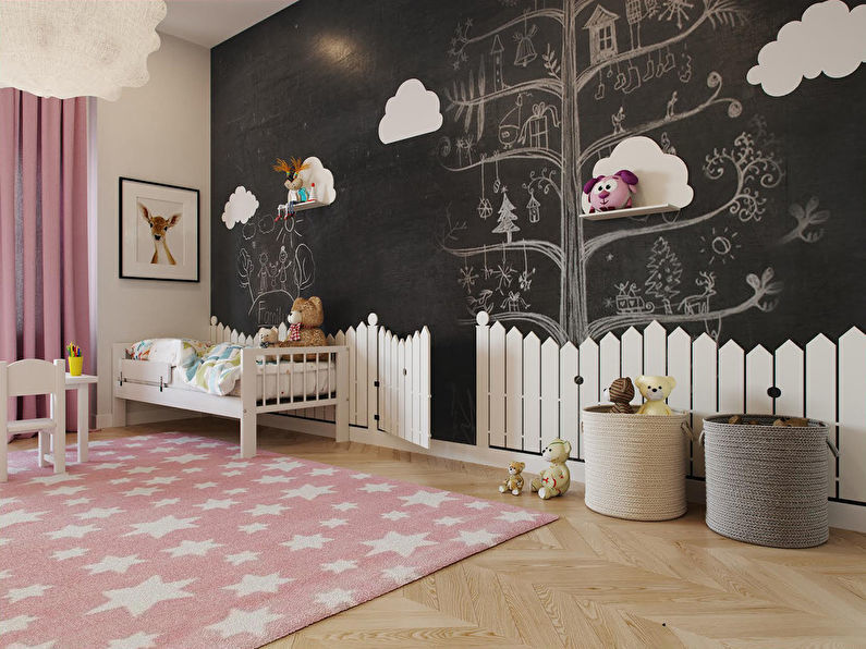 Vaikų kambarys „Pink Dreams“ - 1 nuotrauka