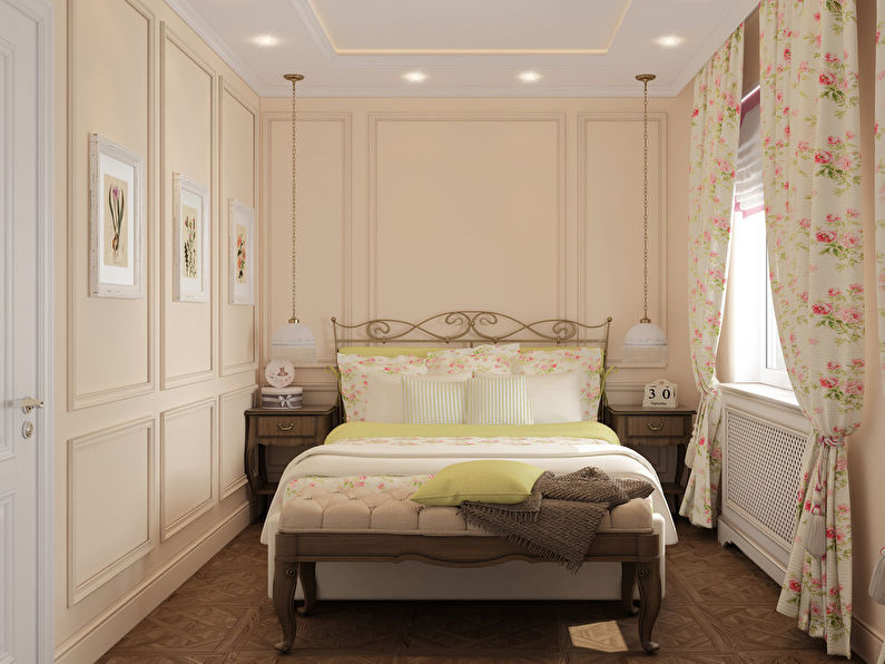 Odore di rosa: camera da letto in stile provenzale