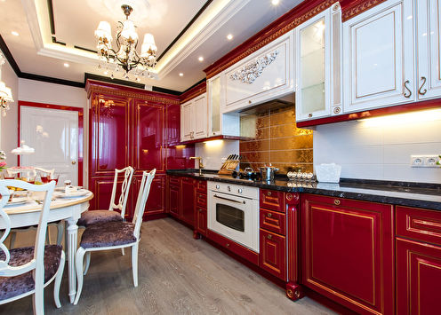 Virtuves dizains klasiskā stilā (+65 foto)