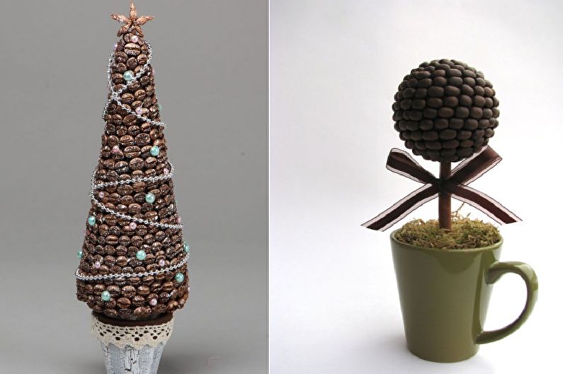 Topiary kawowe DIY (drzewo kawowe) - zdjęcie