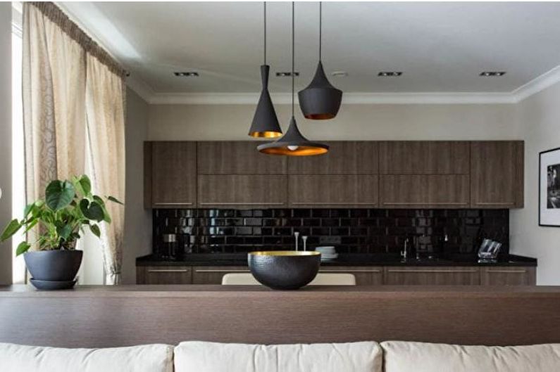 Proiectare bucătărie-sufragerie - zonare mobilier