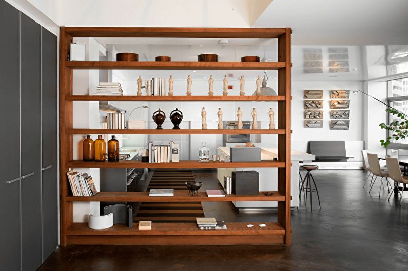 Design cucina-sala da pranzo - Zonizzazione di mobili