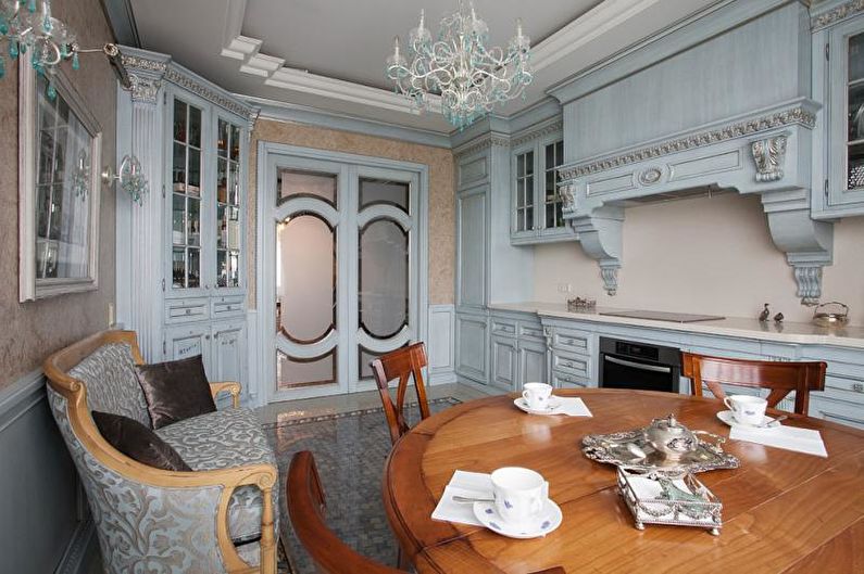 Cucina-sala da pranzo in stile classico - Interior Design
