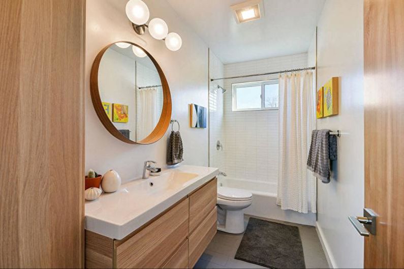 Návrh interiéru kombinované koupelny - foto