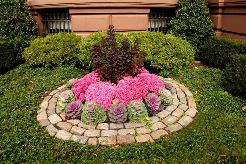 Modular flower beds - Flowerbed in the country, ideas for landscape design