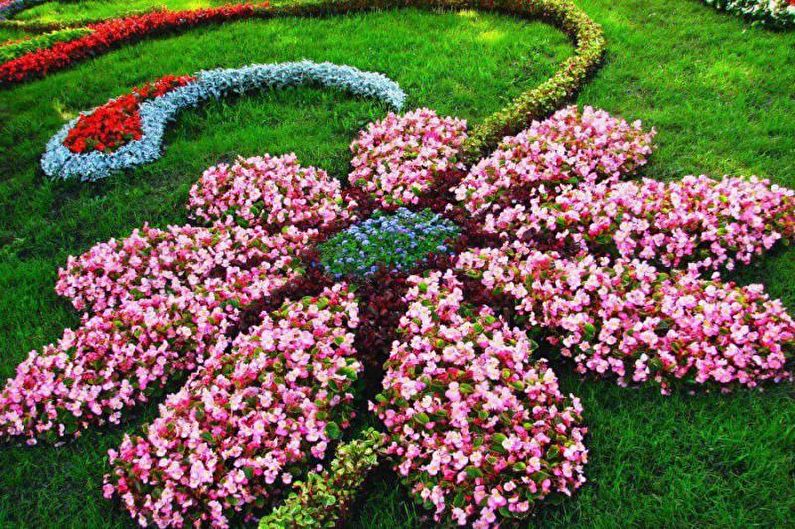 Canteiros de flores multidimensionais - canteiro de flores na casa de campo, idéias para paisagismo