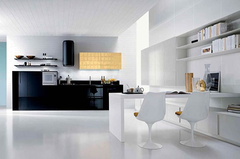High-Tech Studio Kitchen - Design interiéru