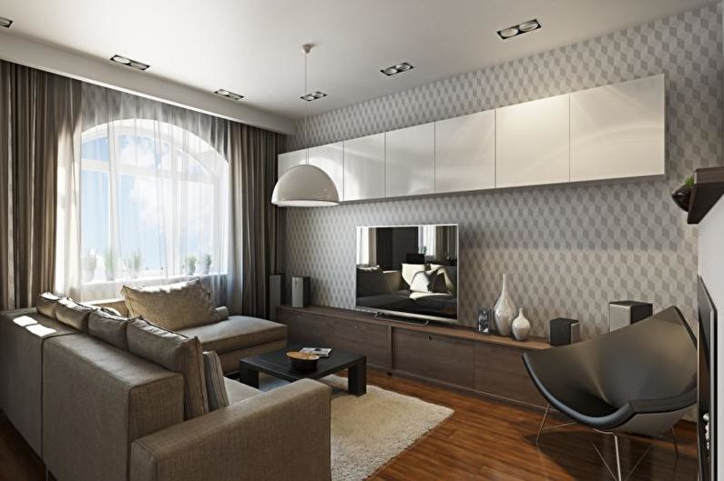 Obývací pokoj - Navrhněte byt v moderním stylu