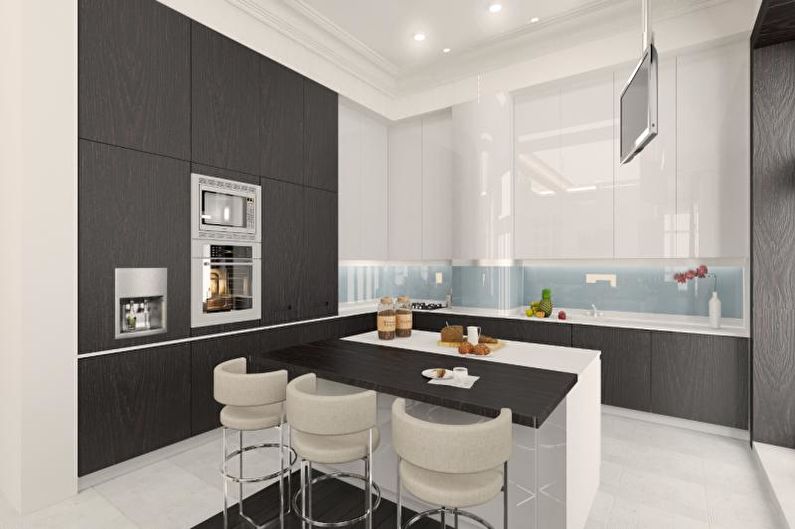 Кухня - Дизайнерски апартамент в модерен стил
