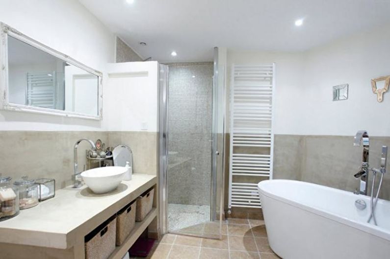 Kupaonica - Dizajn apartman u modernom stilu