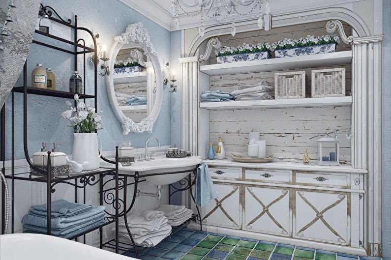 Phòng tắm - Thiết kế căn hộ theo phong cách Provence