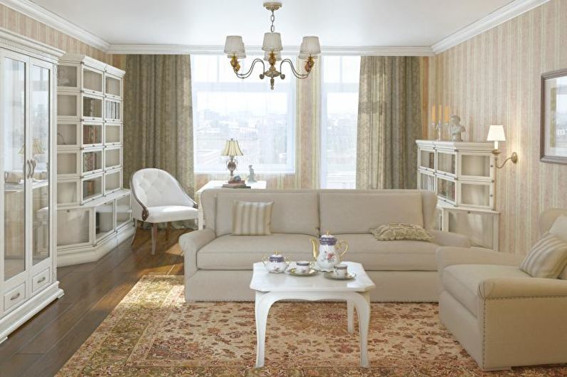 Design interior al unui apartament în stil provenceț - fotografie