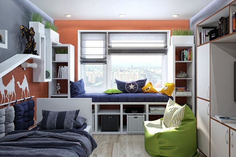 Room Design for a Teenage Boy - Features