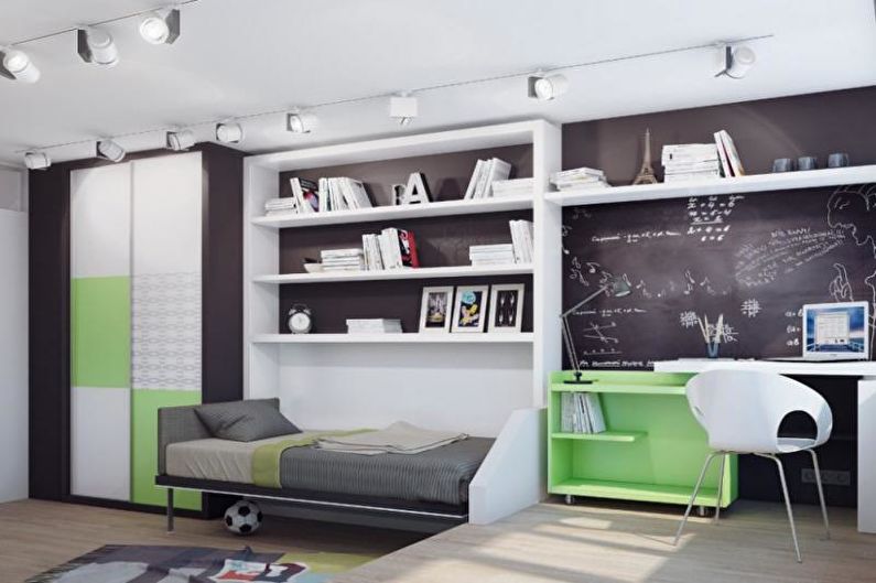 Design de cameră pentru un adolescent - mobilier
