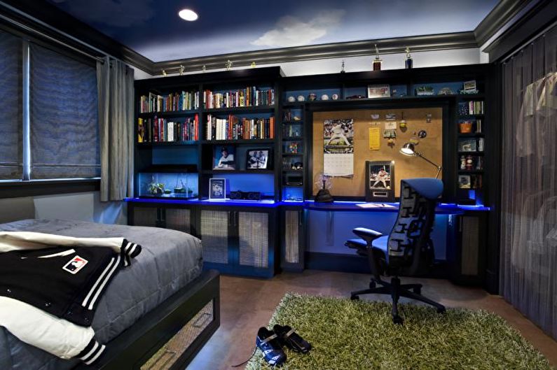 Phòng thiết kế nội thất cho một cậu bé tuổi teen - ảnh