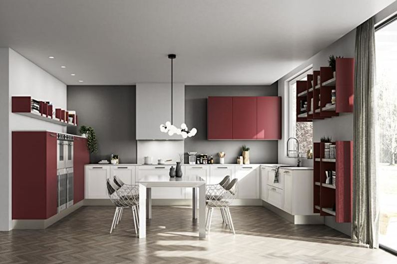 Quantity and proportions - How to choose a color for the kitchen