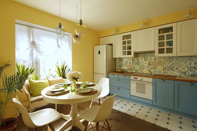 Interaksi dengan cahaya matahari - Cara memilih warna untuk dapur