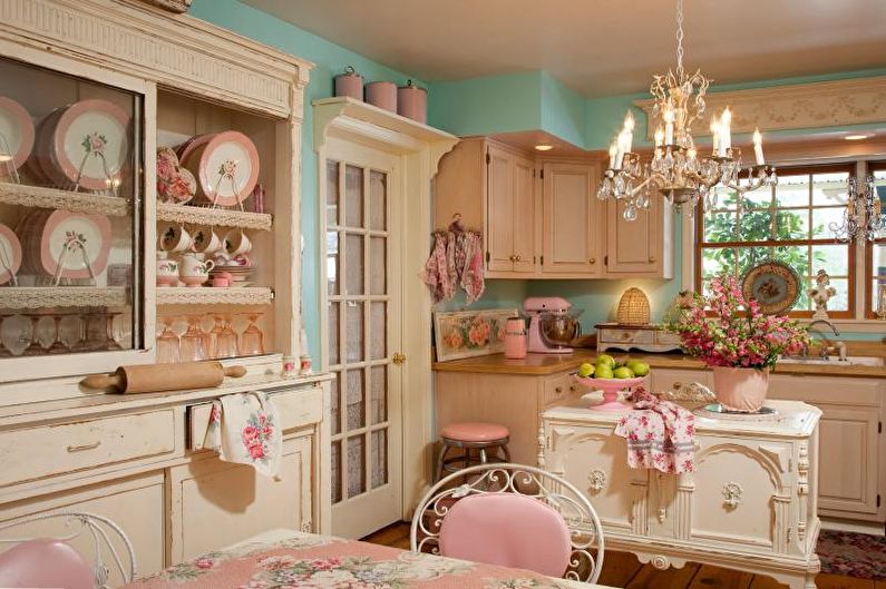 Set as a work of art - How to choose a color for the kitchen