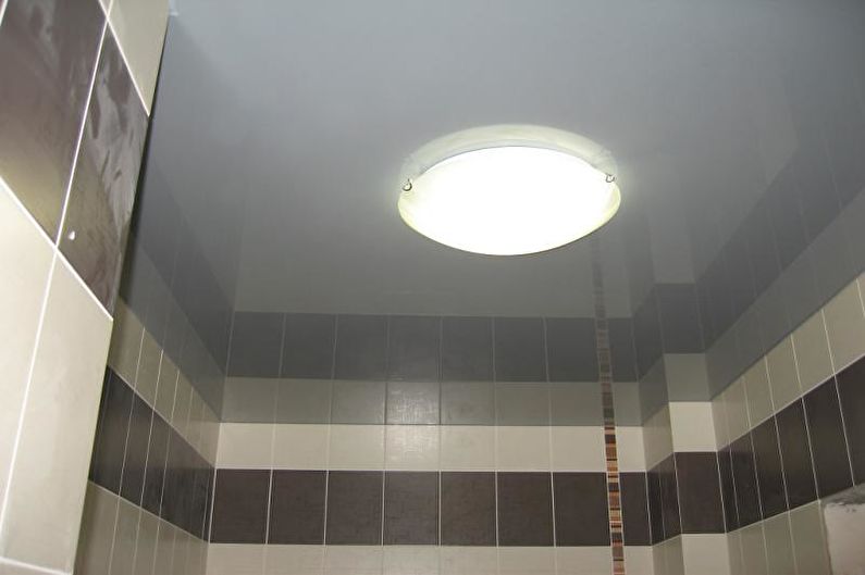 การออกแบบห้องน้ำขนาดเล็ก - เสร็จสิ้นเพดาน