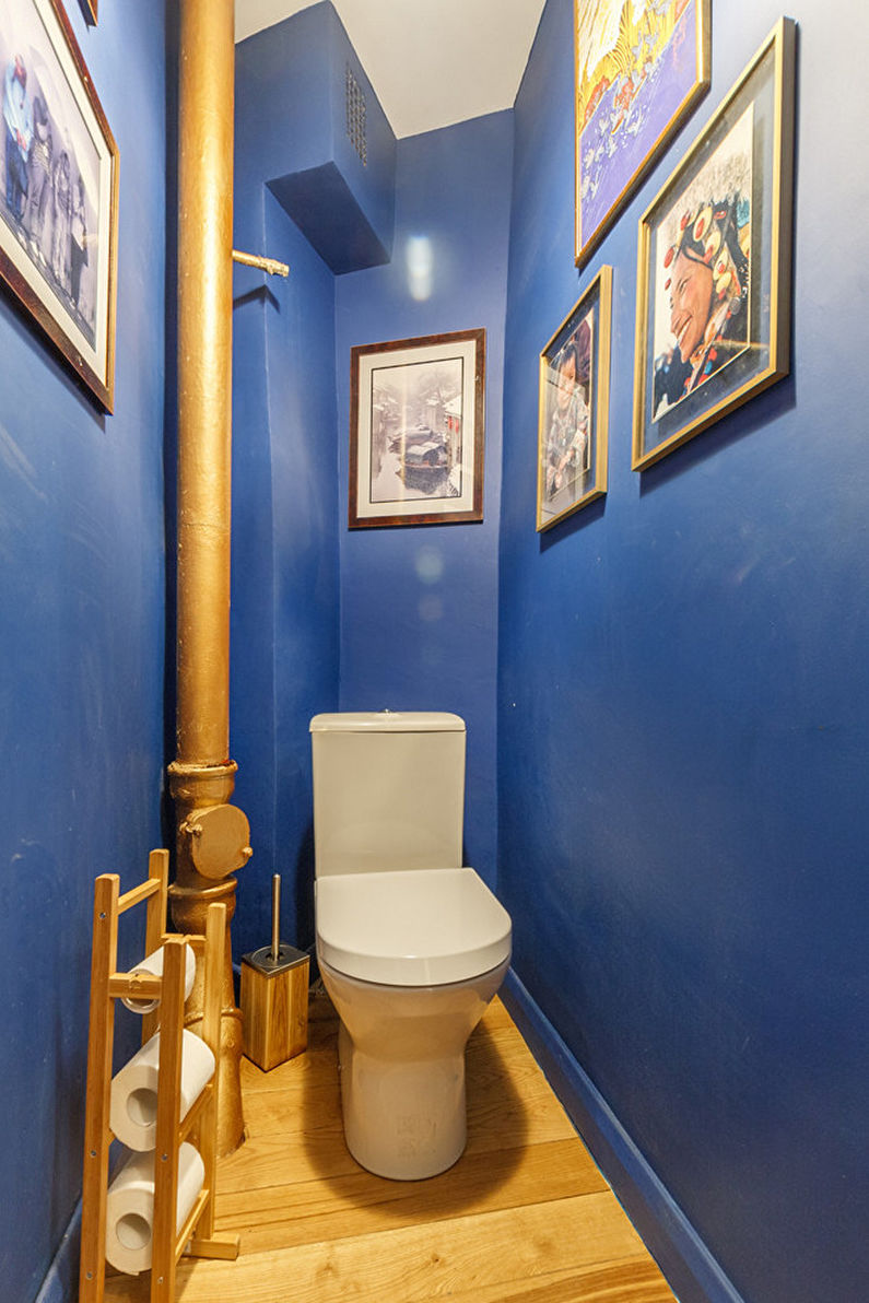 Návrh interiéru malej toalety - foto