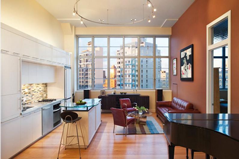 Stue - Design av en to-roms leilighet