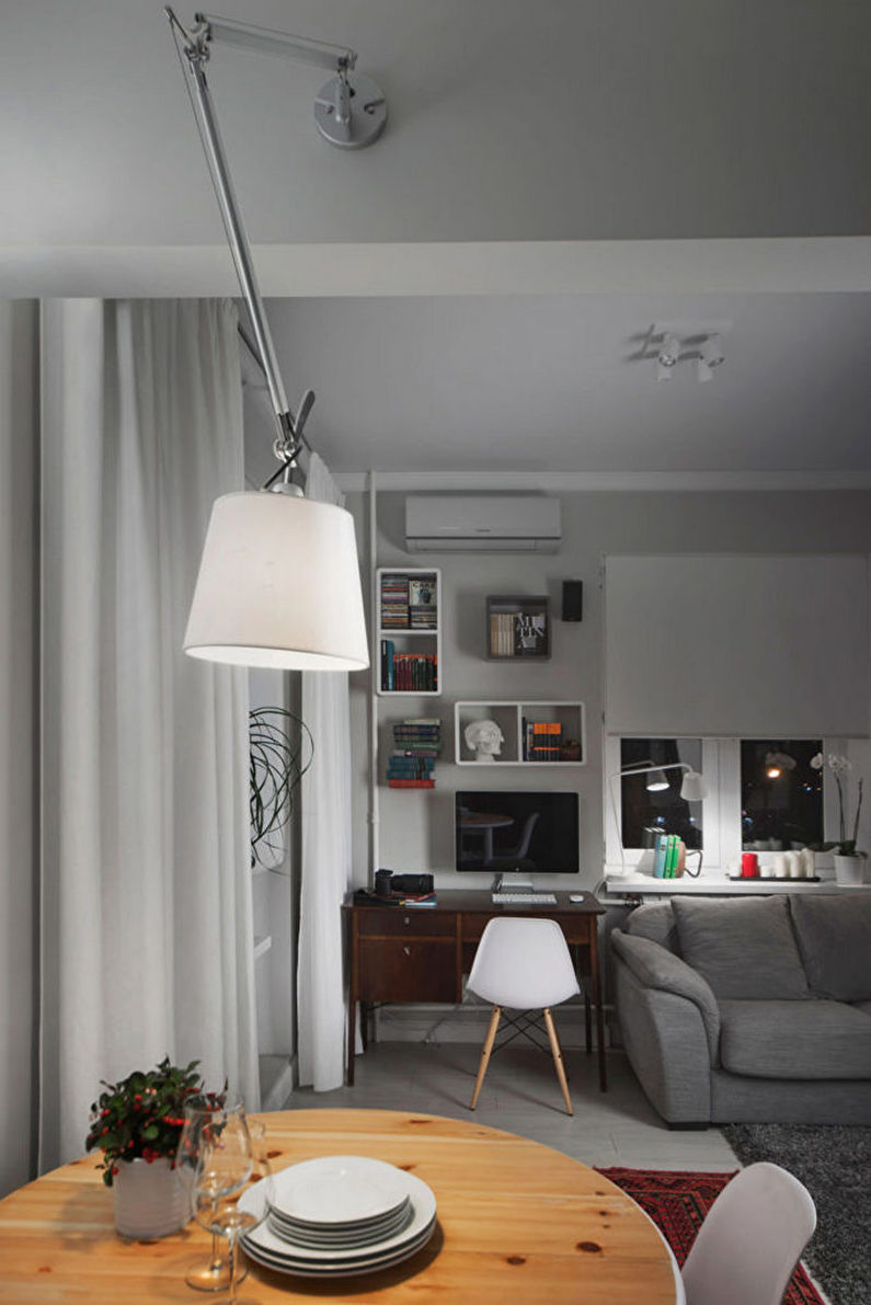Interiørdesign av en to-roms leilighet - foto