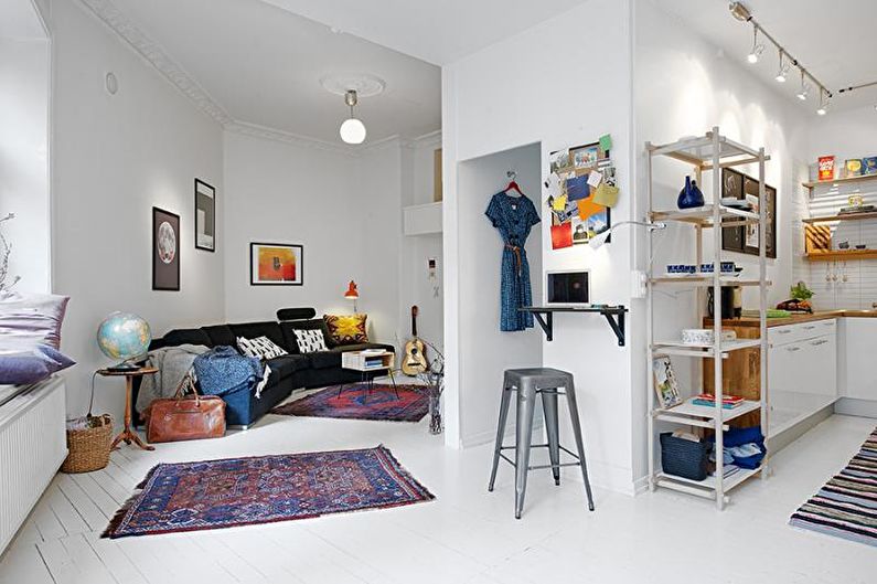 Interiørdesign av en liten leilighet - foto