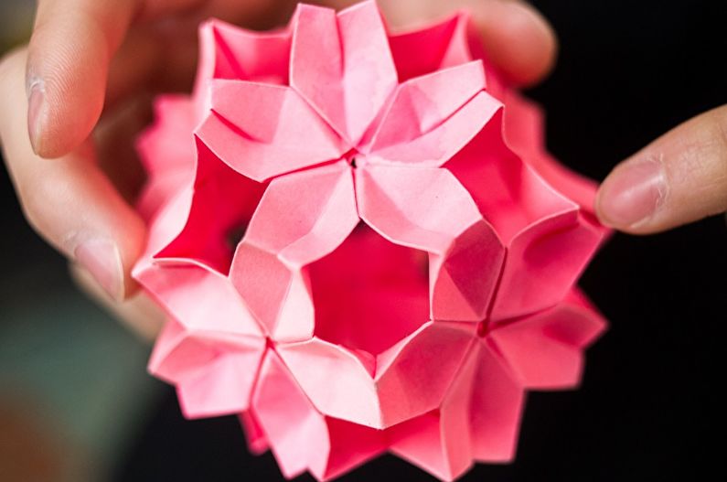 DIY papírové květiny - větev Sakura
