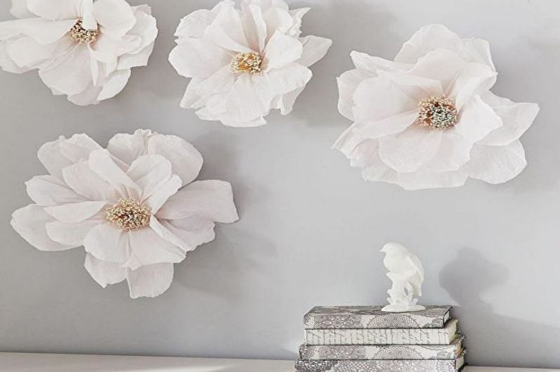 DIY papírové květiny - foto