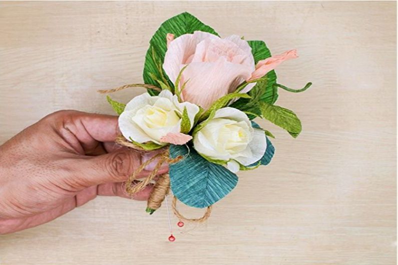 Направи си цветя от хартия - снимка