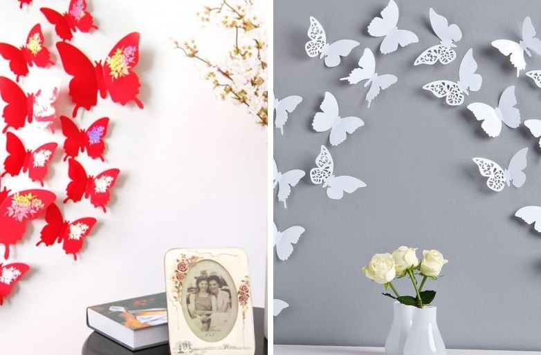 Beaux papillons - artisanat en papier bricolage