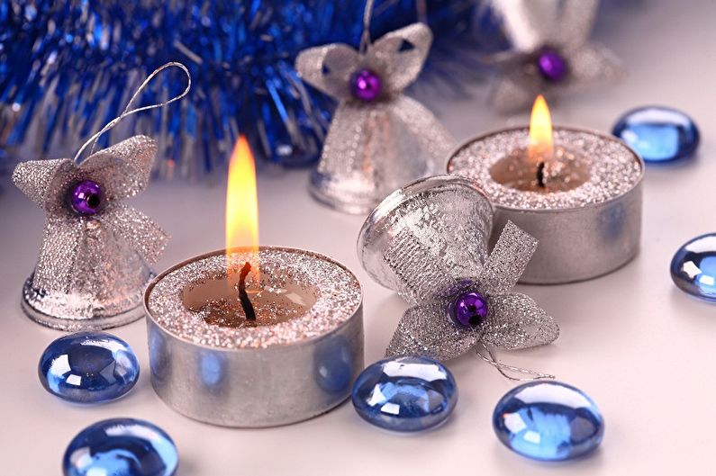 Dzirksteli svece - DIY dekoratīvas sveces