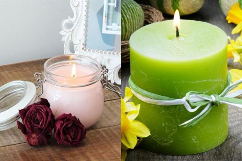 Kvapiosios žvakės - „pasidaryk pats“ dekoratyvinės žvakės