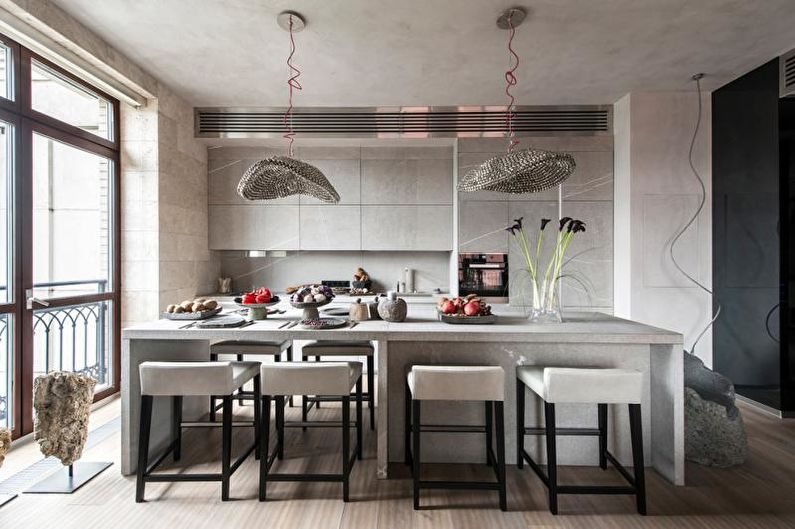 Cozinha cinza no interior: 80 ideias para fotos