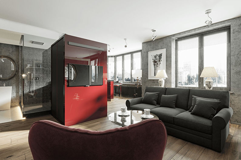 „С изглед към Москва”: Апартамент в стил лофт