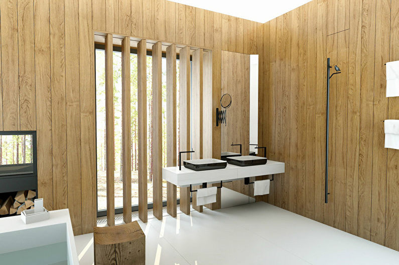 Banheiro “Em uma floresta de pinheiros ...” - foto 6
