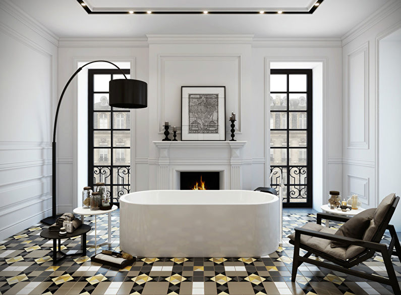Londonā: Vannas istabas dizains - 1. foto