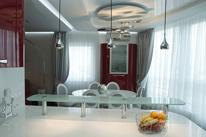 Red On White: Kitchen Interior, Sochi - foto 3