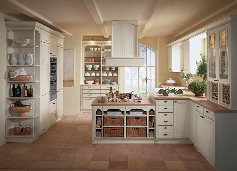 Country Style Kitchen Design - Storage Systems